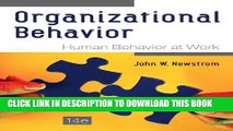 [PDF] Organizational Behavior: Human Behavior at Work Popular Colection