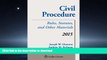 READ THE NEW BOOK Civil Procedure: Rules, Statutes, and Other Materials Supplement READ EBOOK