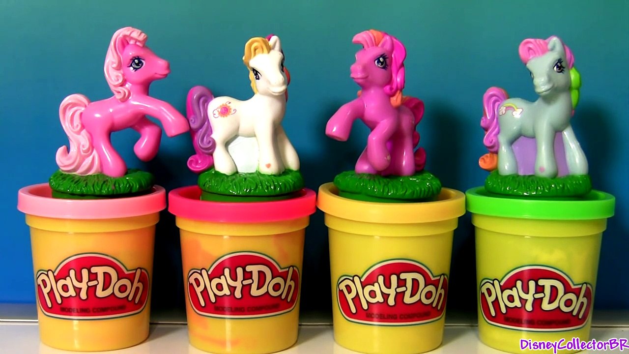 Play Doh My Little Pony Stampers Pinkie Pie Rainbow Dash Sunny Daze Twinkle Twirl MLP Dough
