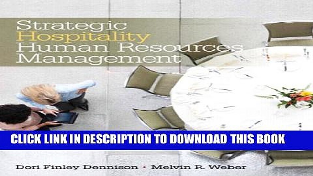 [PDF] Strategic Hospitality Human Resources Management Full Online