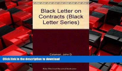 Download 'Contracts (Black Letter Series)' PDF – Read Online Now 📘