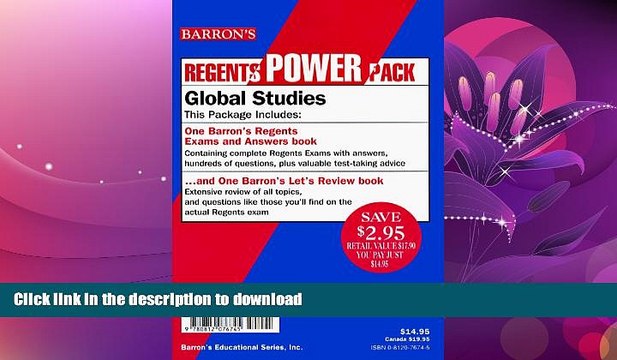 FAVORITE BOOK Regents Power Pack: Global Studies/Barron s Regents Exams and Answers Book/Barron