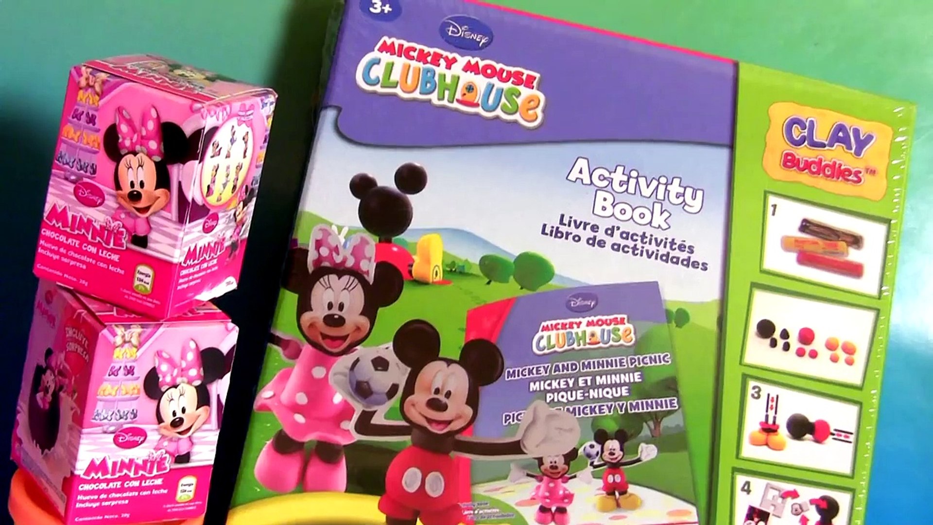 ClayBuddies Mickey Mouse Clubhouse with Minnie Mouse Play-Doh Surprise Eggs  Huevos Sorpresa - video Dailymotion