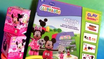 ClayBuddies Mickey Mouse Clubhouse with Minnie Mouse Play-Doh Surprise Eggs Huevos Sorpresa