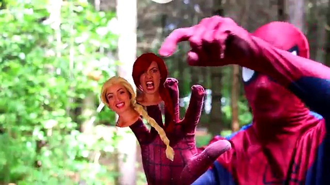 Frozen Elsa & Spiderman HALLOWEEN SKELETONS! w_ Maleficent Joker Spidergirl TOYS! Superhero Fun IRL