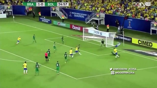 اهداف مباراة البرازيل وبوليفيا 5- 0 كاملة تصفيات كأس العالم - أمريكا 7-10-2016