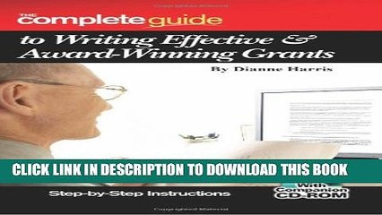 [PDF] The Complete Guide to Writing Effective   Award-Winning Grants: Step-by-Step Instructions