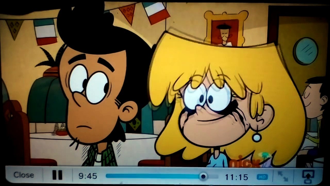 The loud house(Lincoln and Ronnie Anne awesome Kiss moment)