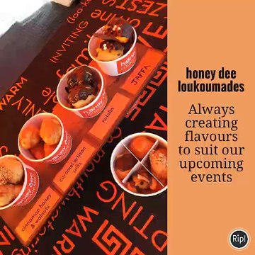 Greek sweets food truck melbourne | Honey Dee Loukoumades