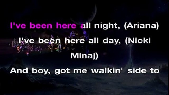 Ariana Grande - Side To Side ft. Nicki Minaj ¦ LOWER Key Piano Karaoke Instrumental Lyrics Cover