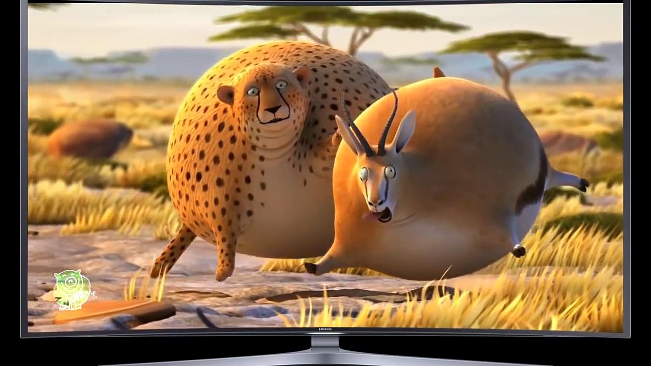 [ Funny cartoon ] Animal Planet becomes fat & round in fantasy world ( full HD )