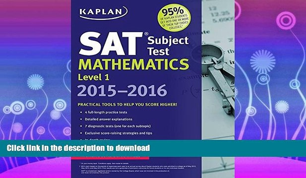 EBOOK ONLINE Kaplan SAT Subject Test Mathematics Level 1 2015-2016 (Kaplan Test Prep) BOOK