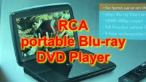 RCA Portable Blu ray player open box walk through