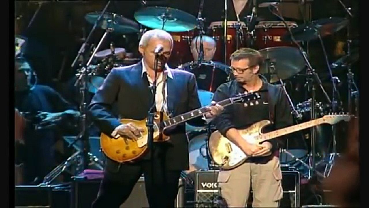 Money for nothing (Dire straits) - Mark Knopfler & Eric Clapton & Sting & Phil Collins