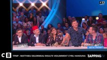 TPMP : Matthieu Delormeau insulte violemment Cyril Hanouna, malaise sur le plateau (Vidéo)