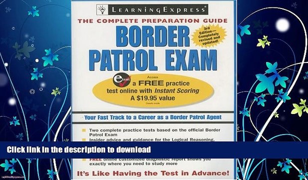 READ Border Patrol Exam (Border Patrol Exam: Your Fast Track to a Career as a Border Patrol