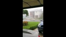 Hurricane matthew 2016 - Nassau, Bahamas - Hurricane Storm Hits