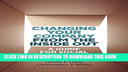 [PDF] Changing Your Company from the Inside Out: A Guide for Social Intrapreneurs Popular Online