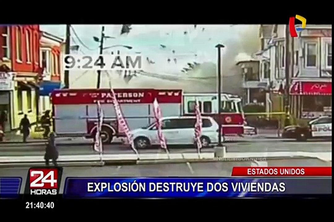 Explosión por fuga de gas destruye dos viviendas en Estados Unidos