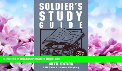 FAVORITE BOOK  Soldier s Study Guide (Soldier s Study Guide: A Guide to Promotion Boards