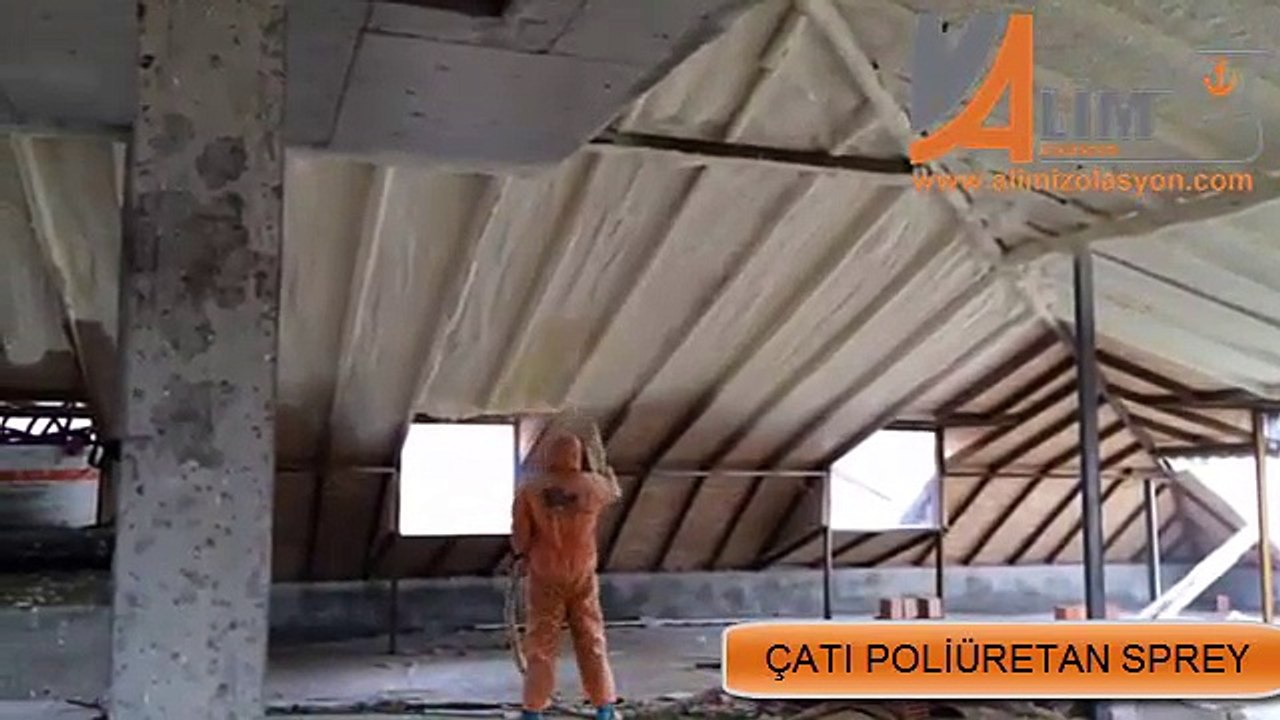 ALİM İZOLASYON ÇATI TERS TAVAN DUBLEX POLİÜRETAN SPREY