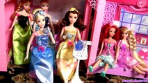 Play Doh Royal Tea Party Princess Cinderella & Belle Elsa Disney Frozen - Muñecas Fiesta Té Real