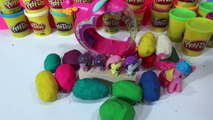 Play Doh Surprise Eggs, 12 My Little Pony Surprise Eggs , and 4 My Little Pony Fashems with Pinkie P