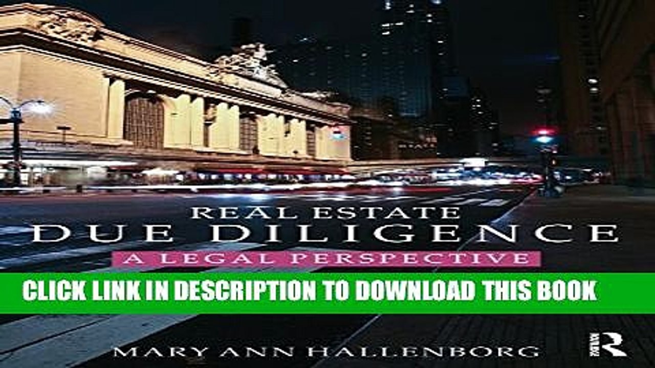 [PDF] Real Estate Due Diligence: A legal perspective Full Online