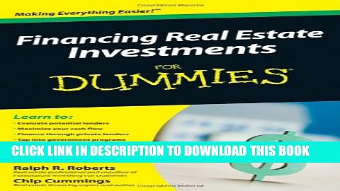 [PDF] Financing Real Estate Investments For Dummies Full Online