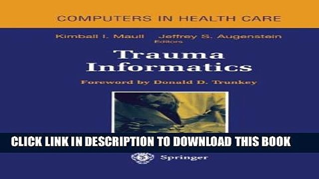 [PDF] Trauma Informatics (Health Informatics) [Online Books]