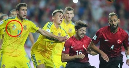 Ukrayna Formasının Üzerinde Türk Bayrağı Yer Aldı