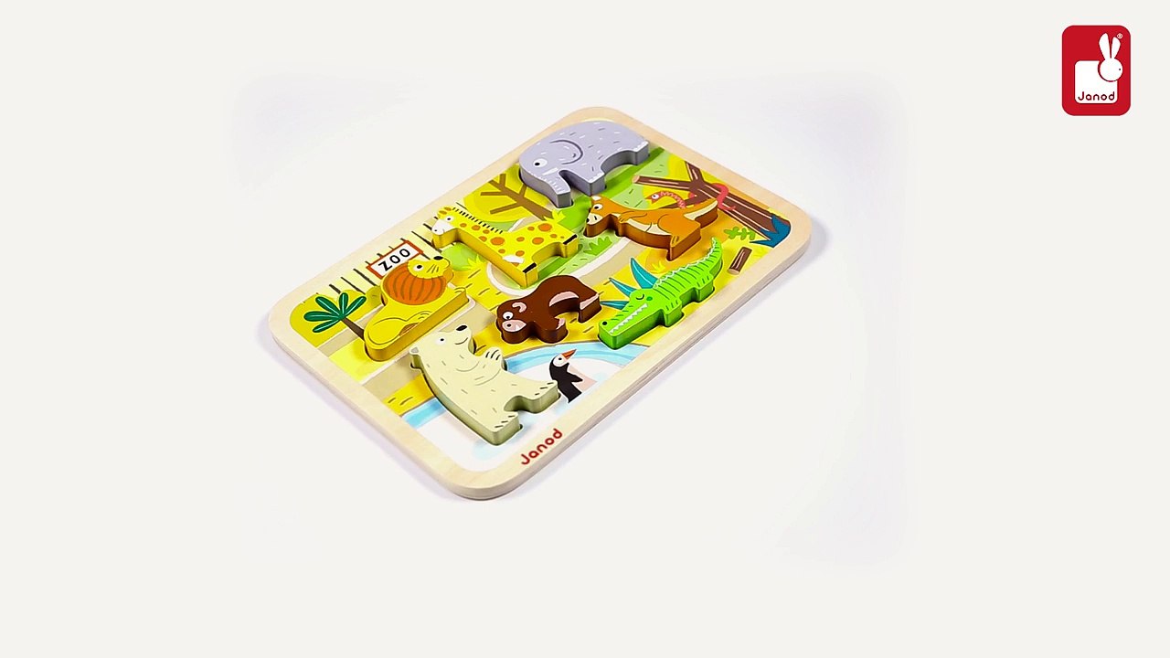 Puzzle Chunky Zoo de Janod