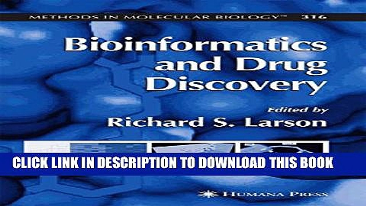 [PDF] Bioinformatics and Drug Discovery (Methods in Molecular Biology) Full Online