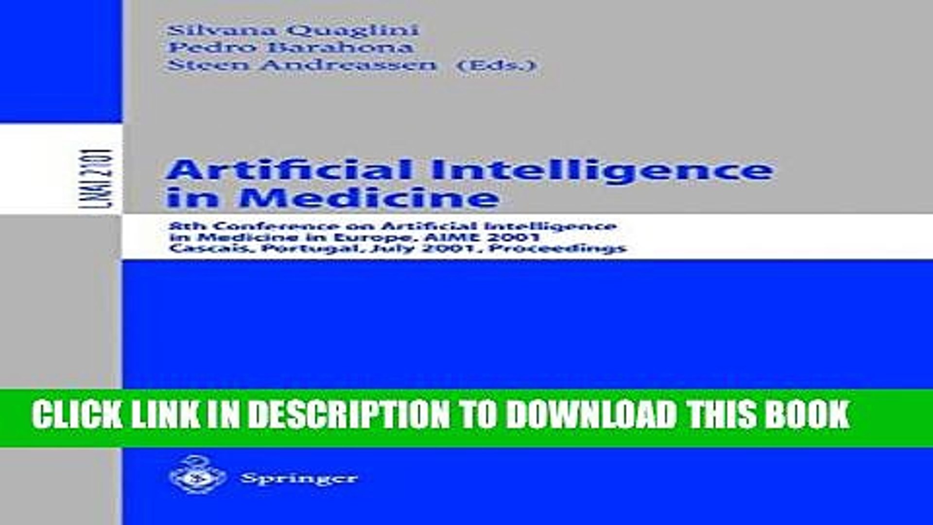 [PDF] Artificial Intelligence in Medicine Full Online