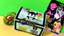 Moshi Monsters Pirate chest With Captain Codswallop & Pirates   Scooby-Doo Kinder Surprise Huevo