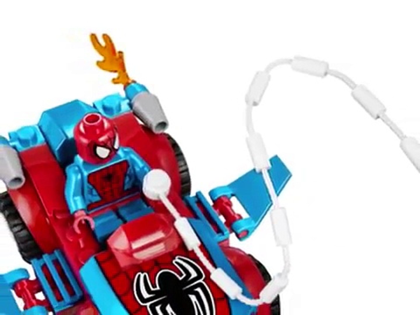 videos del hombre araña lego