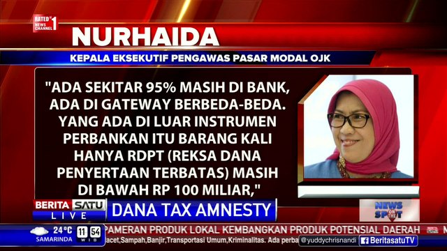 OJK: 95 Persen Dana Repatriasi Disimpan di Perbankan