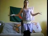 Pakistani College Girl Hot Dancing in Home On Arabic Music