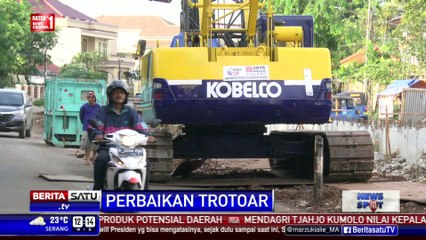 Perbaikan Trotoar Jakpus Diprioritaskan di Tempat Ramai