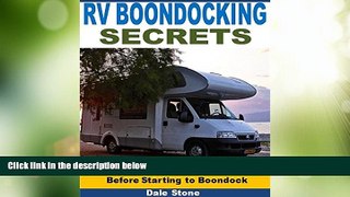 Big Deals  RV Boondocking Secrets  Best Seller Books Most Wanted