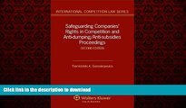 READ ONLINE Safeguarding Companies  Rights in Competition and Anti-dumping/ Anti-subsidies