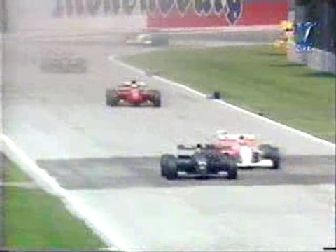 Crash senna vue de schumacher