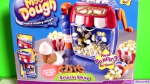 Moon Dough Snack Shop Movie Theater Popcorn Machine Make Play Doh Ice Cream Sundae Pretzels