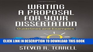 [New] Writing a Proposal for Your Dissertation: Guidelines and Examples Exclusive Full Ebook