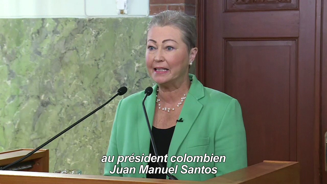Le Nobel de la paix au président colombien Santos