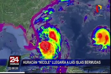 Huracán Nicole llegaría a las islas Bermudas