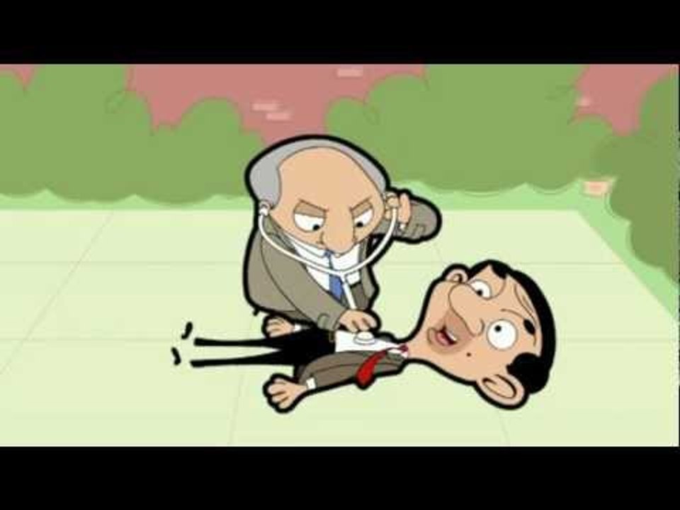 Mr Bean - pretends to be ill
