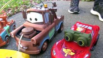 Pixar Cars Hawk Mater with the RC Lamborghini Gallardo at the Track