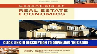 [Read PDF] Essentials of Real Estate Economics Download Free