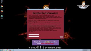 Delete Krypte Ransomware